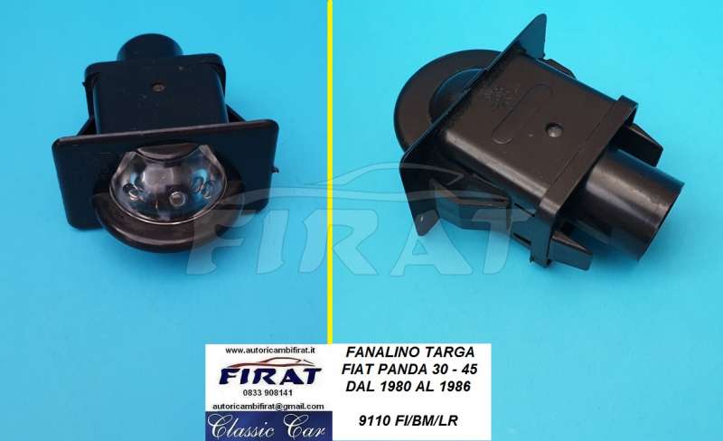 FANALINO TARGA FIAT PANDA 30 - 45 (9110)